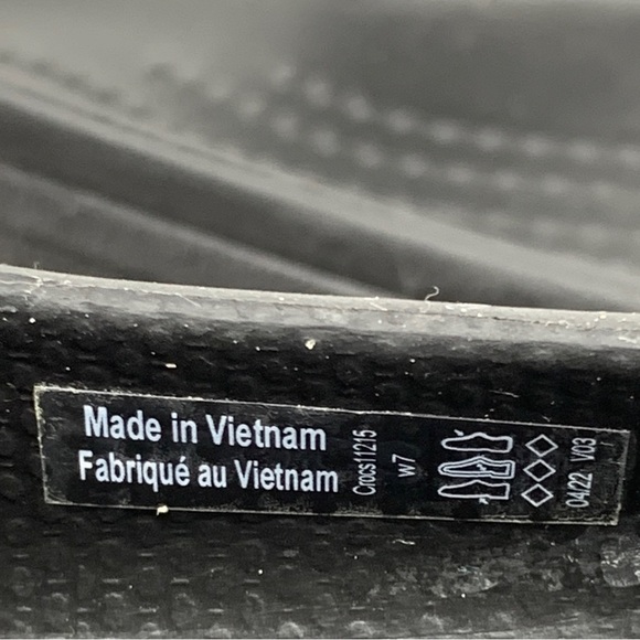 Crocs Women Size 7 Sandals Black Rubber Ballet Flats Shoes Slip On Kadee - Picture 7 of 8